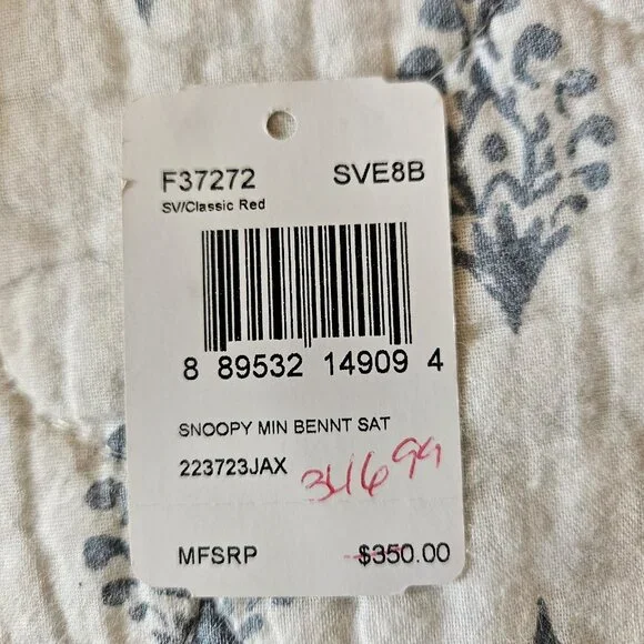 Coach x Peanuts Snoopy Mini Bennett Satchel Red F37272 NWOT Leather Bag - Picture 16 of 16